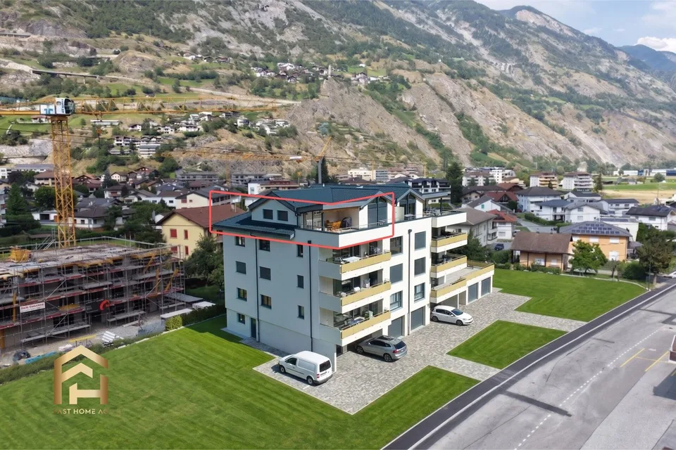 Penthouse-Feeling: 3.5-Zimmer-Neubau mit Traumterrasse