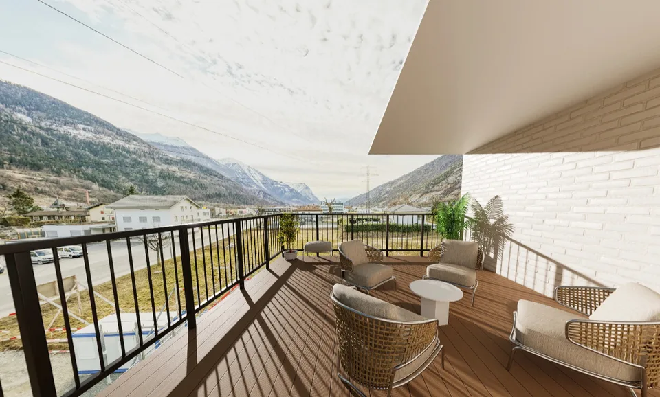 Penthouse-Feeling: 3.5-Zimmer-Neubau mit Traumterrasse