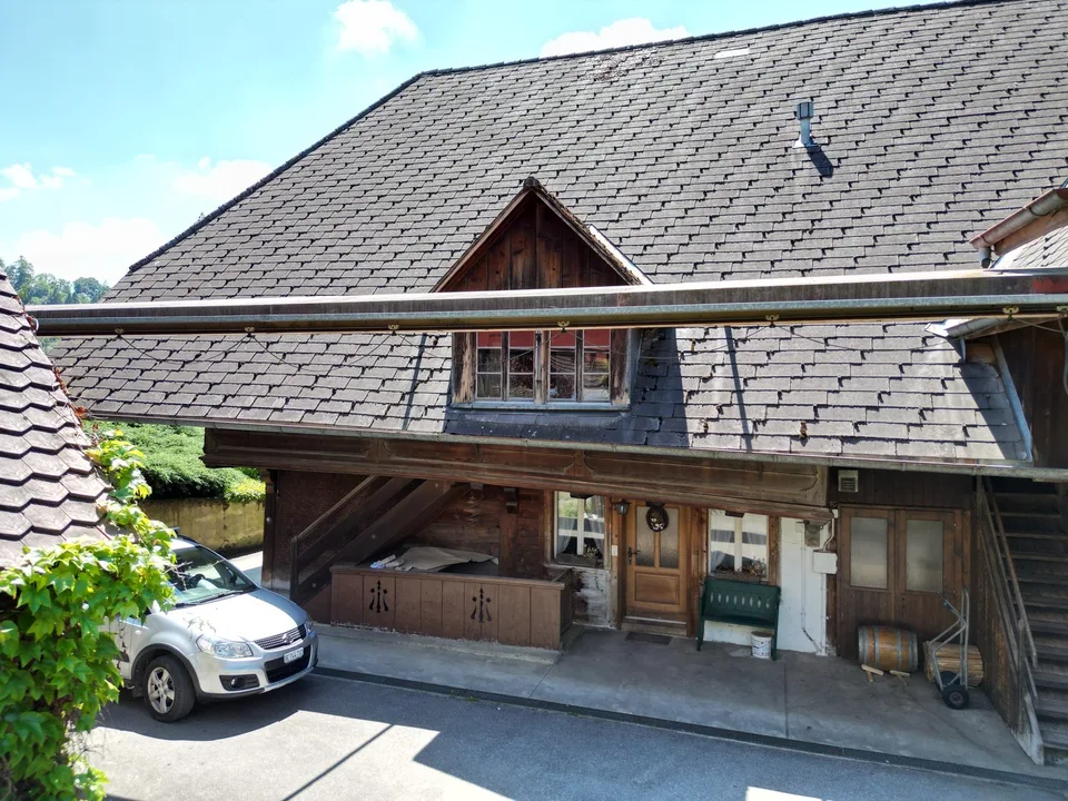 Multi-family house with commercial space in Sumiswald