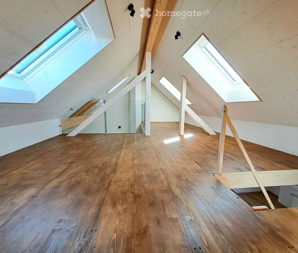Nearly new, modern maisonette in historic farmhouse near Murten