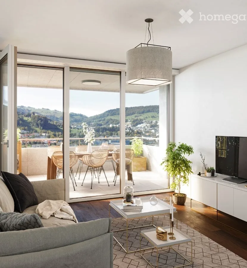 3.5-Room Apartment in Pilatus Tower