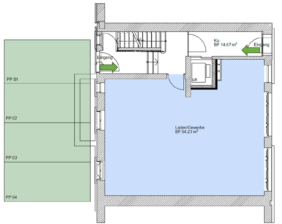 Aussenparkplatz zu vermieten ab 01.09.26