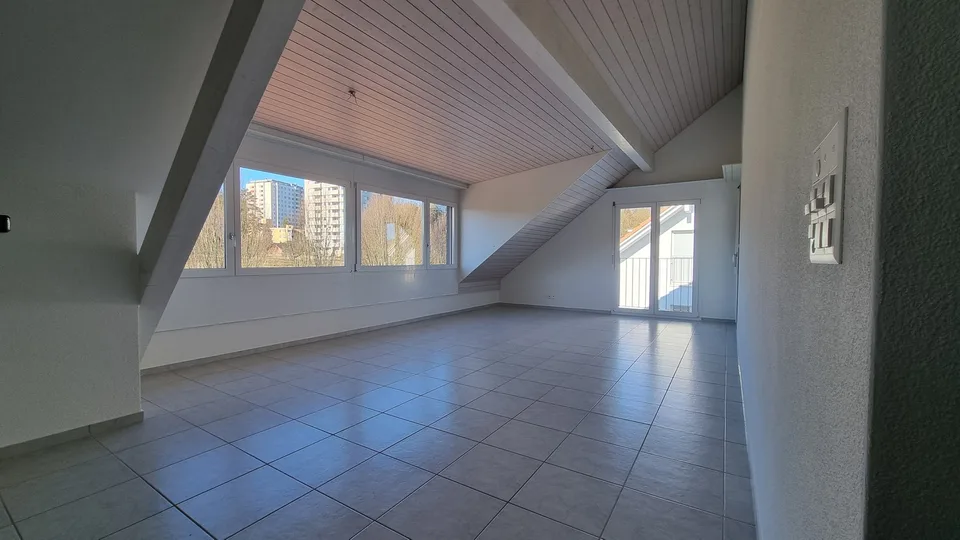 Appartement mansardé magnifique avec une vue imprenable