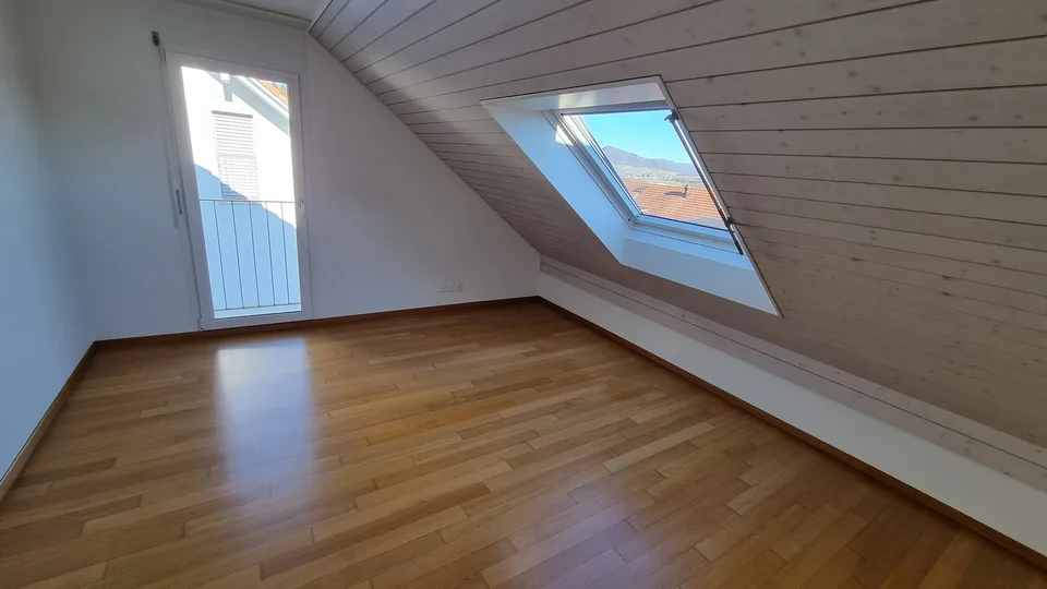 Appartement mansardé magnifique avec une vue imprenable