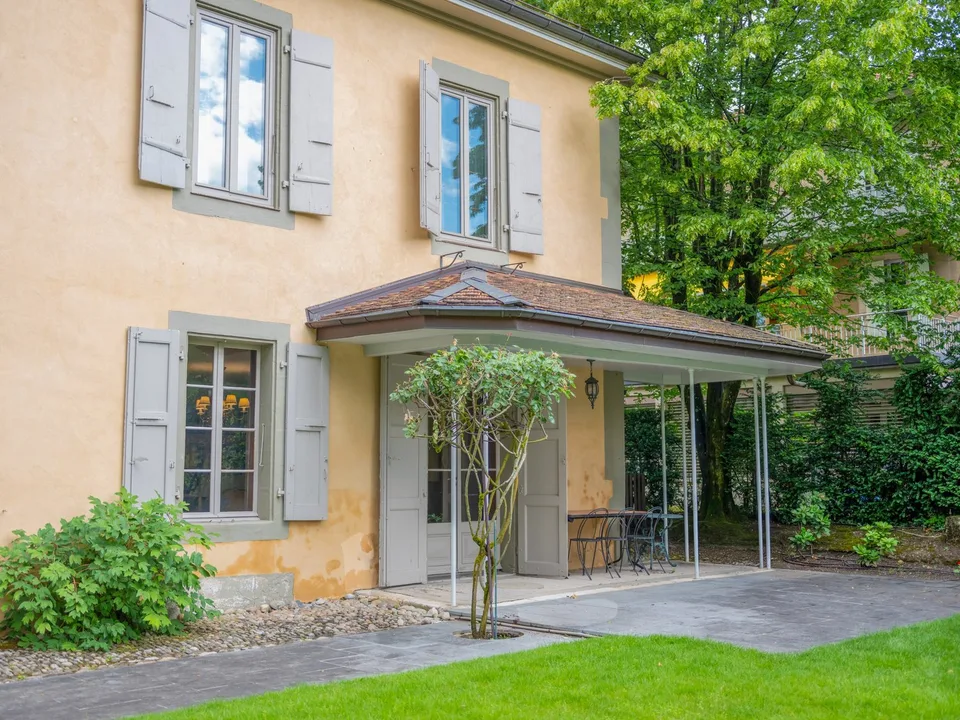 Domaine Mercier, une maison de maître du XVIIIe dans son parc de 4'000m2