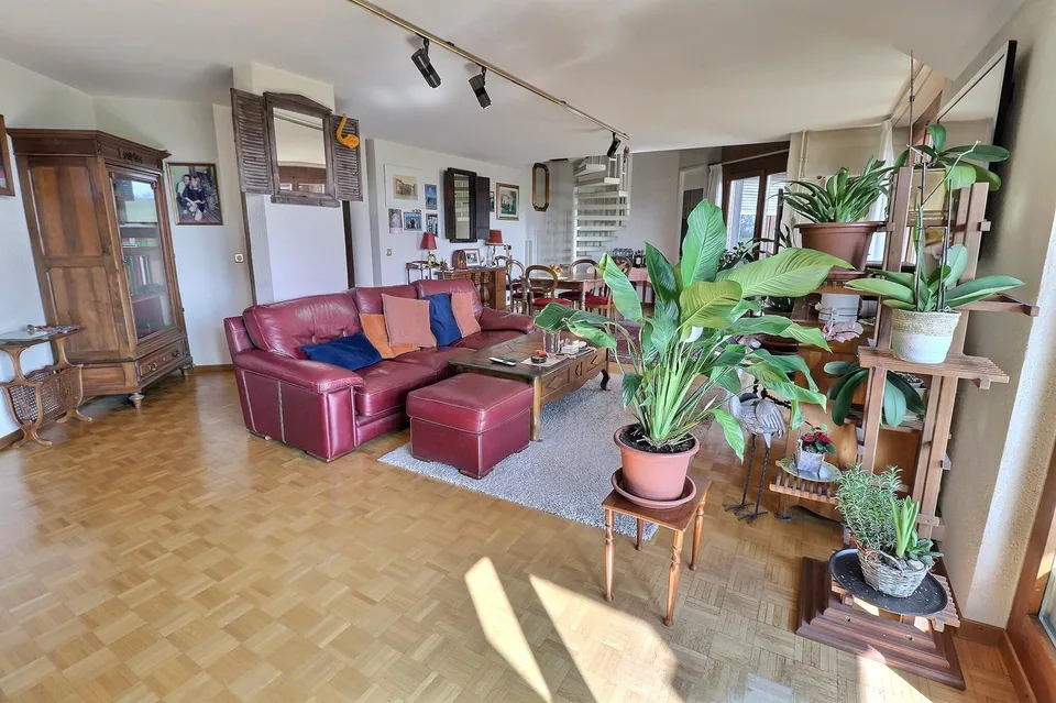 Magnificent attic duplex in viager, occupied without rent