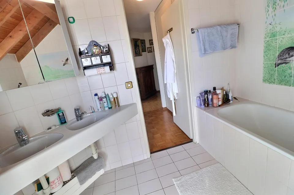 Magnificent attic duplex in viager, occupied without rent