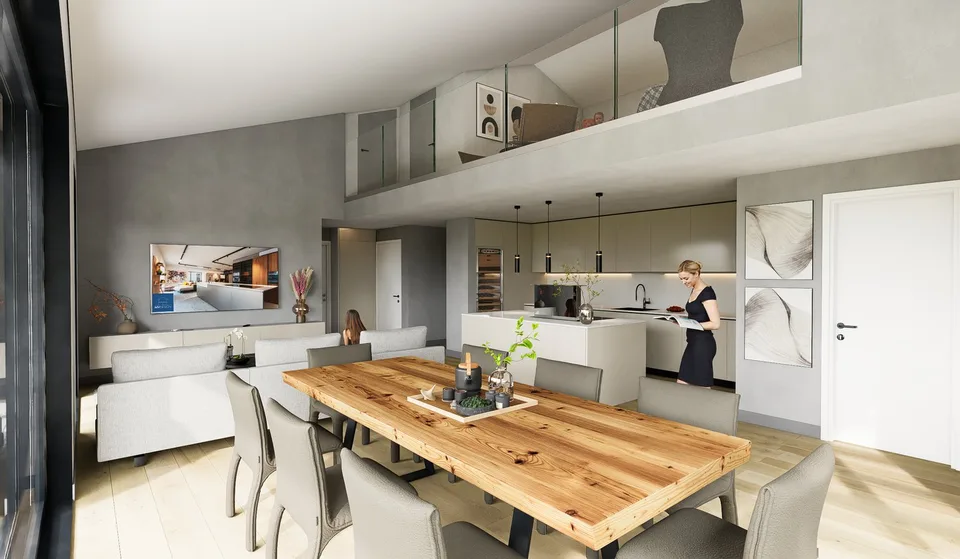 MERAVIGLIOSO DUPLEX DI 4.5 LOCALI CON GIARDINO PRIVATO A BOSCO LUGANESE PPP5