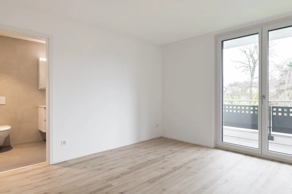 High-quality & comfortable – Your new home with garden terrace overlooking the Oeschbach