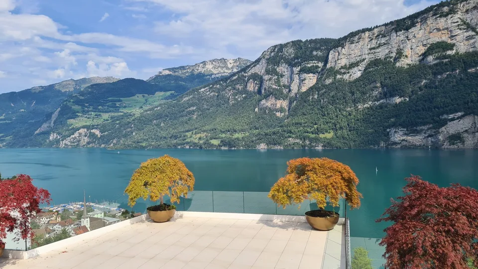 Penthouse attique exclusif - Votre propriété de rêve sur le Walensee turquoise - 35 minutes de Zurich