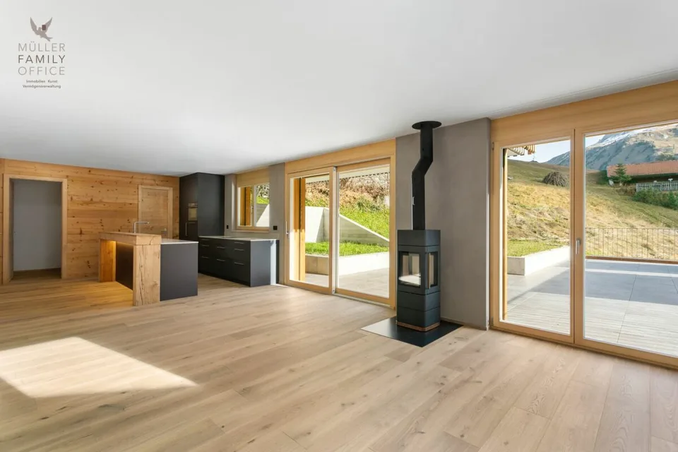 Neubau Wohntraum im modernen Bergchic - 4 1/2 Zimmer-Wohnung mit grosser Panorama Terrasse (Zweitwohnung)