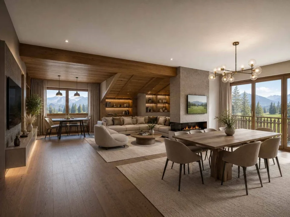 Außergewöhnliche Lage - 4.5 Zimmer mit atemberaubendem Blick auf den Golf und eigenem Studio
