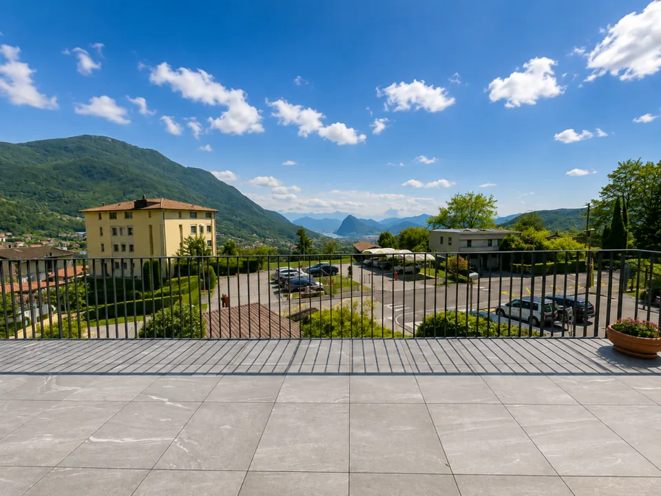 Villa unifamiliare con vista lago