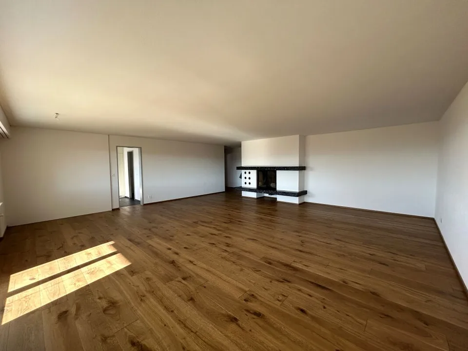 Appartamento luminoso con vista da sogno su Chläggi