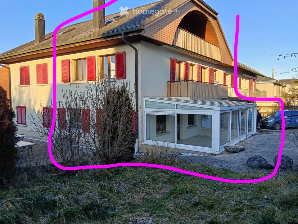 Super logement avec véranda 3 étages