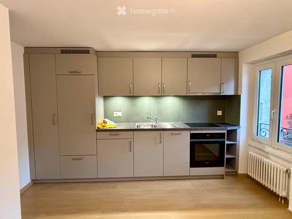 À LOUER  Appartement 2½ pièces entièrement rénové à Noville