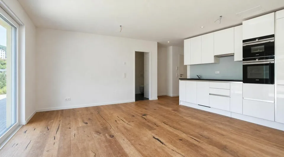 Paradiso di giardino a Bischofszell - appartamento di 3,5 locali luminoso in standard Minergie da affittare immediatamente!