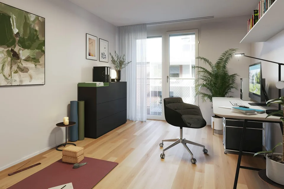 Natürlich zuhause  stilvolle 5.5-Zimmer-Wohnung in der Waldstadt