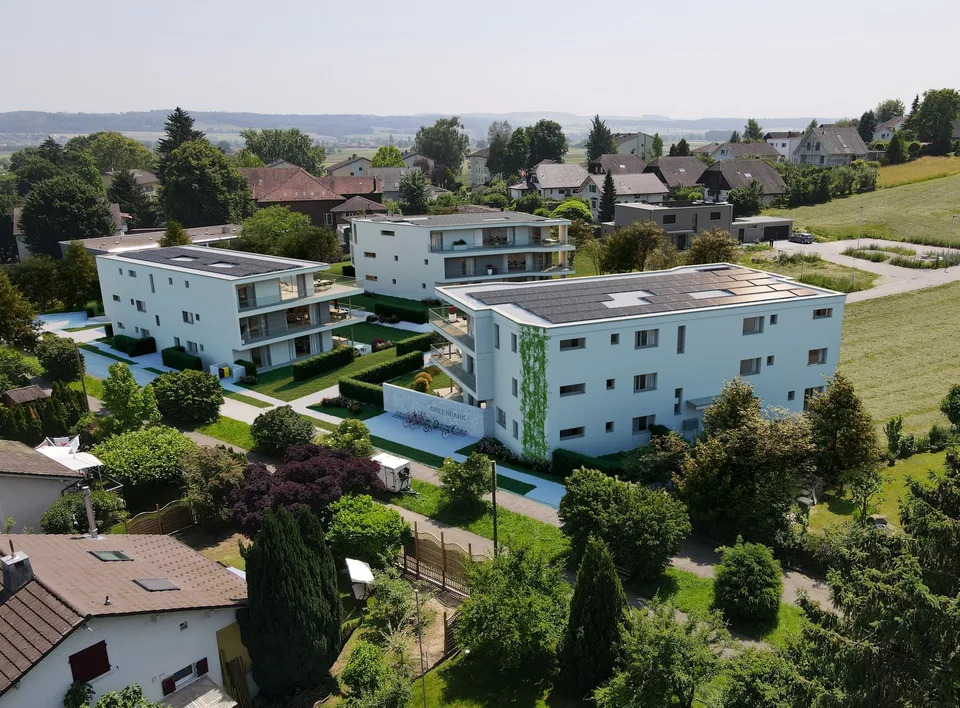 Fünffamilienhaus der Wohnüberbauung Greenpark – nachhaltig, ruhig und lebenswert