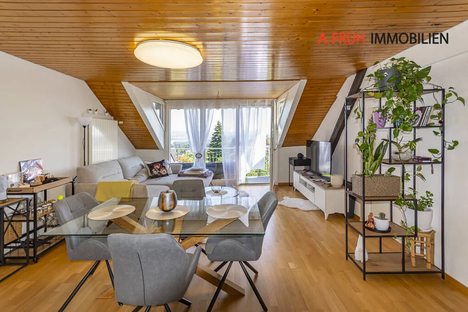 Au-dessus de la vallée de l'Aare, maison multifamiliale avec vue sur les Alpes