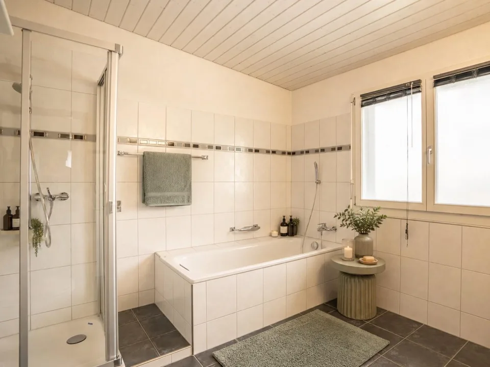 Maison familiale moderne de 6,5 pièces avec jardin dans un emplacement de cul-de-sac calme