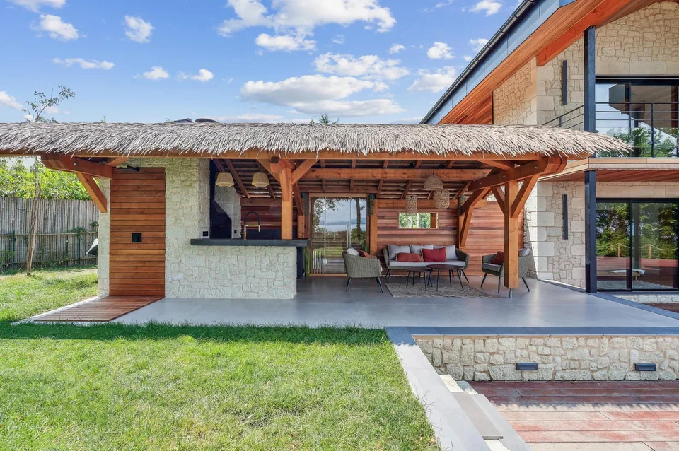 Moderne Villa mit Panoramablick auf den Genfersee