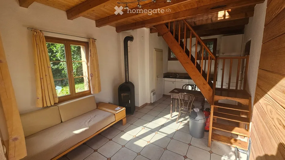 Kleines unabhängiges Haus mit 2 Zimmern im Duplexstil, Garten, in Vex