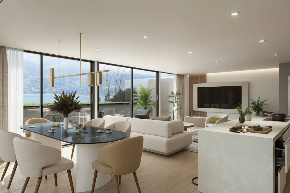 Figino, nuova residenza Casoro vista lago