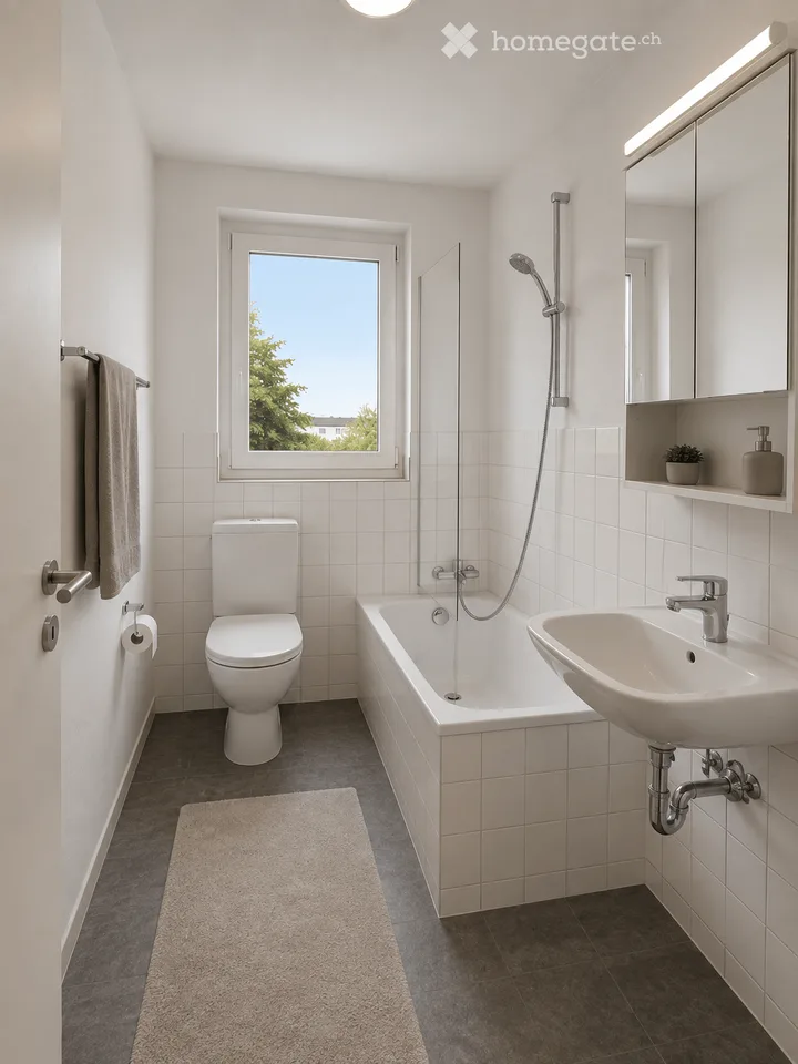 Appartement de 4 pièces rénové au rez-de-chaussée à Hausen AG