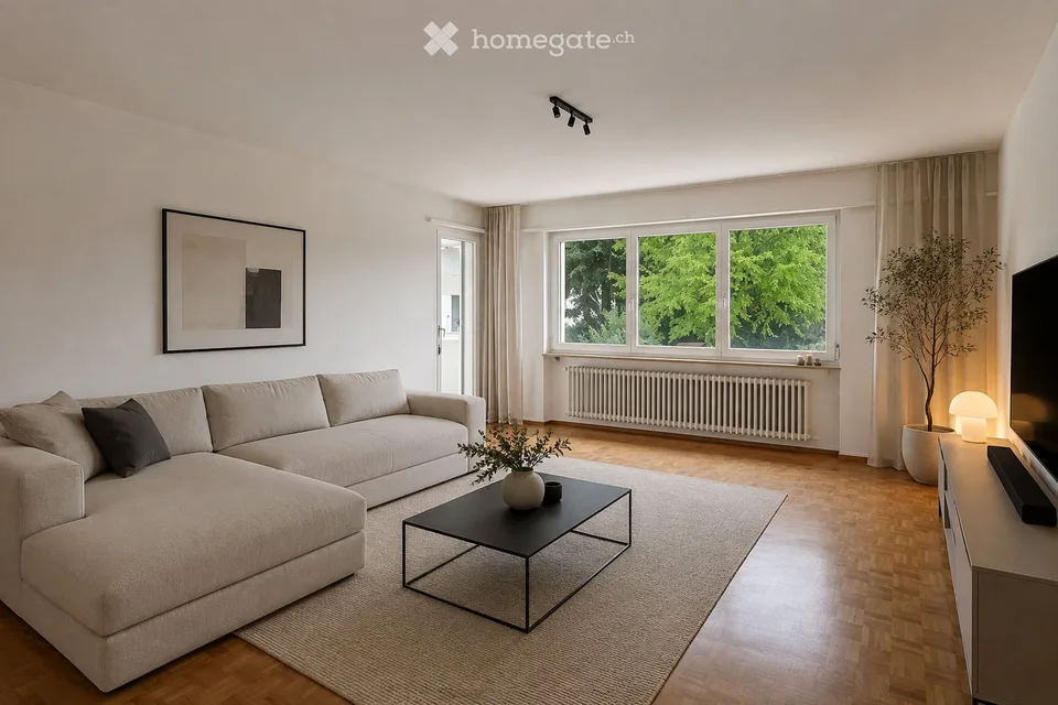Renovierte 4-Zimmer-Wohnung im Erdgeschoss in Hausen AG
