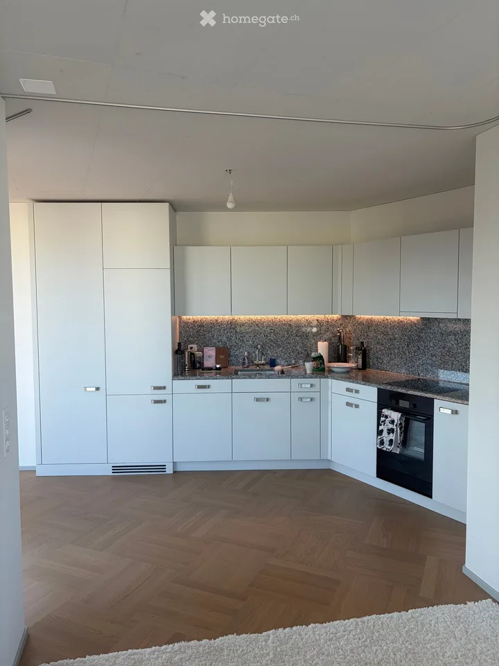 Bright newly built apartment including parking space and balcony in top location in Dietikon