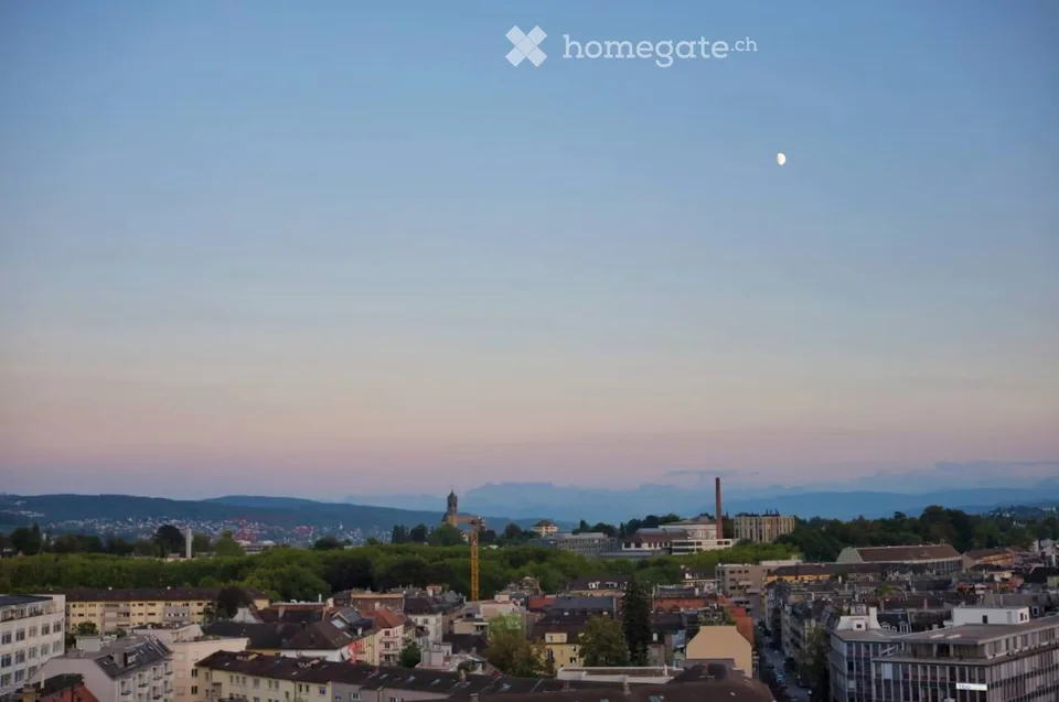 Furnished studio with panoramic view, 7th floor — sublet 30 Aug 2026 – 30 Jan 2027, Zurich Wiedikon