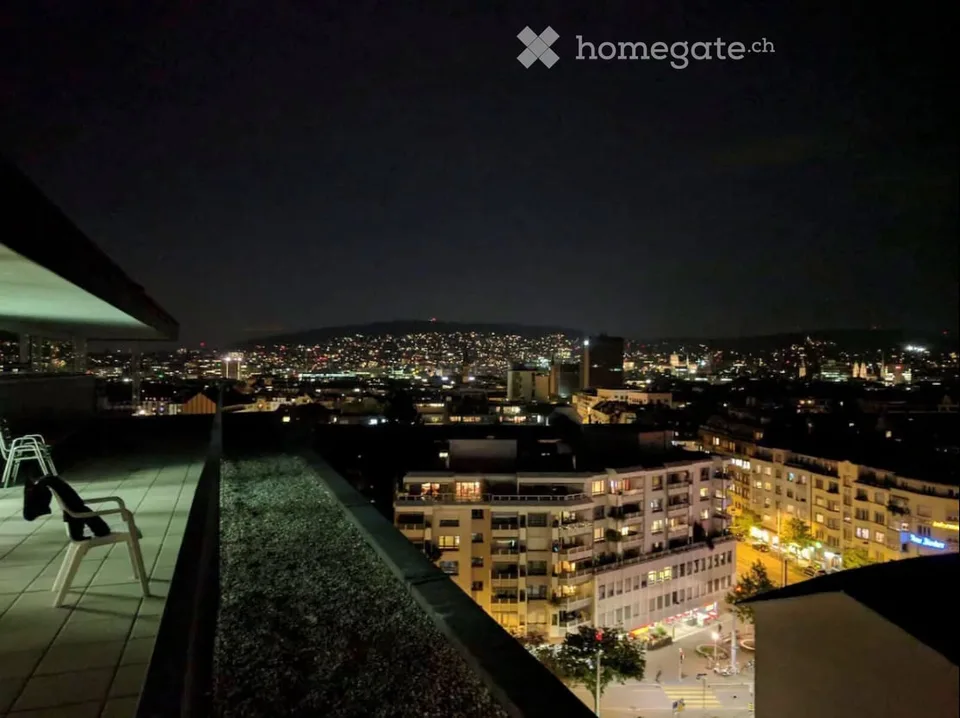 Furnished studio with panoramic view, 7th floor — sublet 30 Aug 2026 – 30 Jan 2027, Zurich Wiedikon