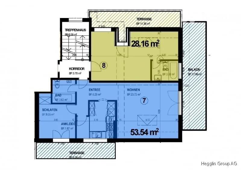 Appartement de 2 pièces sous les toits avec belle vue sur le lac – fraîchement rénové & parking et frais accessoires inclus