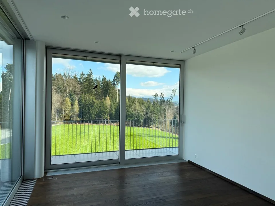 Appartamento attico esclusivo di 3,5 locali a Riverside, nel mezzo di una zona verde con una vista sognata