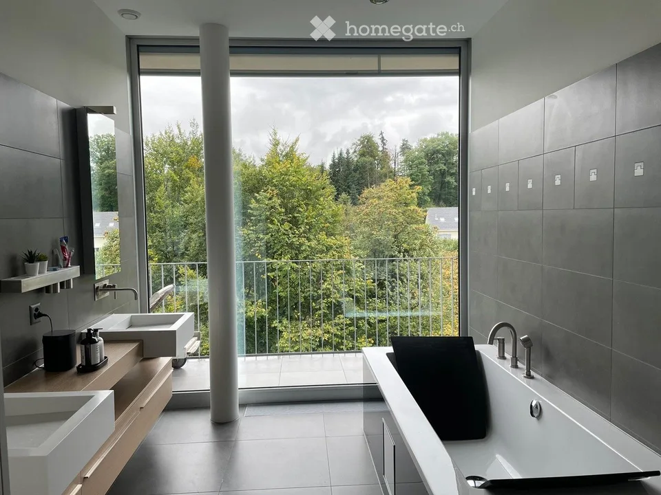 Appartamento attico esclusivo di 3,5 locali a Riverside, nel mezzo di una zona verde con una vista sognata