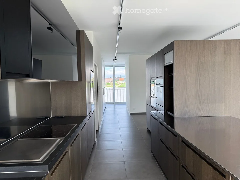Appartamento attico esclusivo di 3,5 locali a Riverside, nel mezzo di una zona verde con una vista sognata