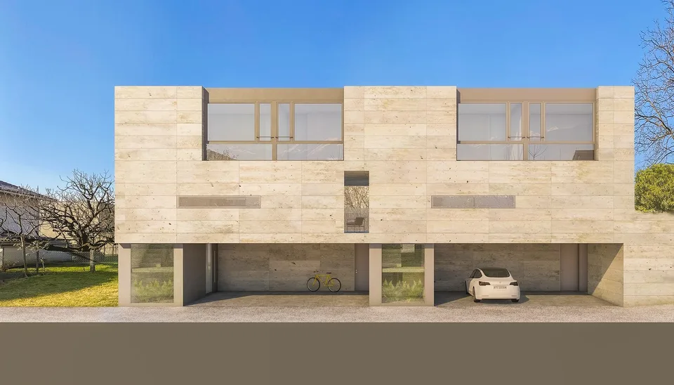 Semi-detached villa with 4.5 rooms and garden