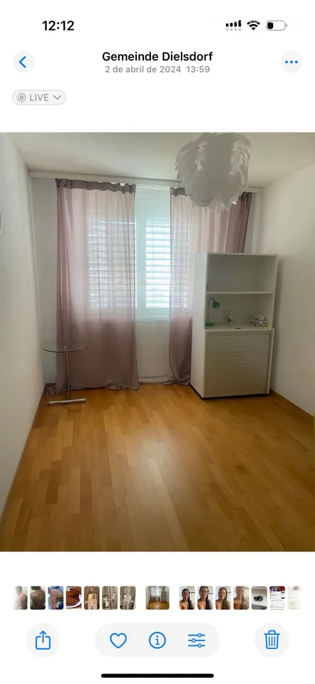 WG Zimmer ( gerade am BH von Dielsdorf)