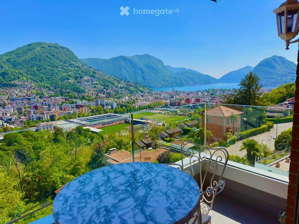 Affittasi appartamento Porza vista lago