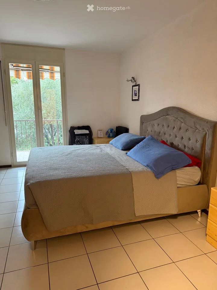 Subentrante per ampio appartamento con giardino privato