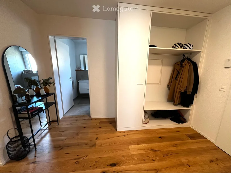 Modern 4.5-room new apartment with balcony and beautiful view in Wölflinswil