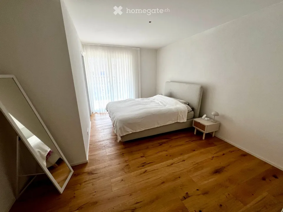 Modern 4.5-room new apartment with balcony and beautiful view in Wölflinswil