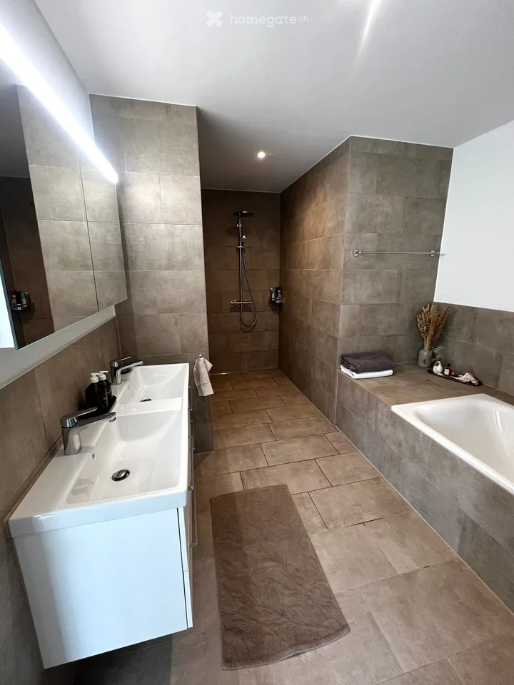 Modern 4.5-room new apartment with balcony and beautiful view in Wölflinswil