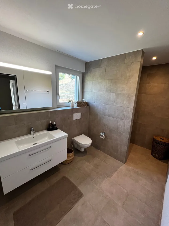 Modern 4.5-room new apartment with balcony and beautiful view in Wölflinswil
