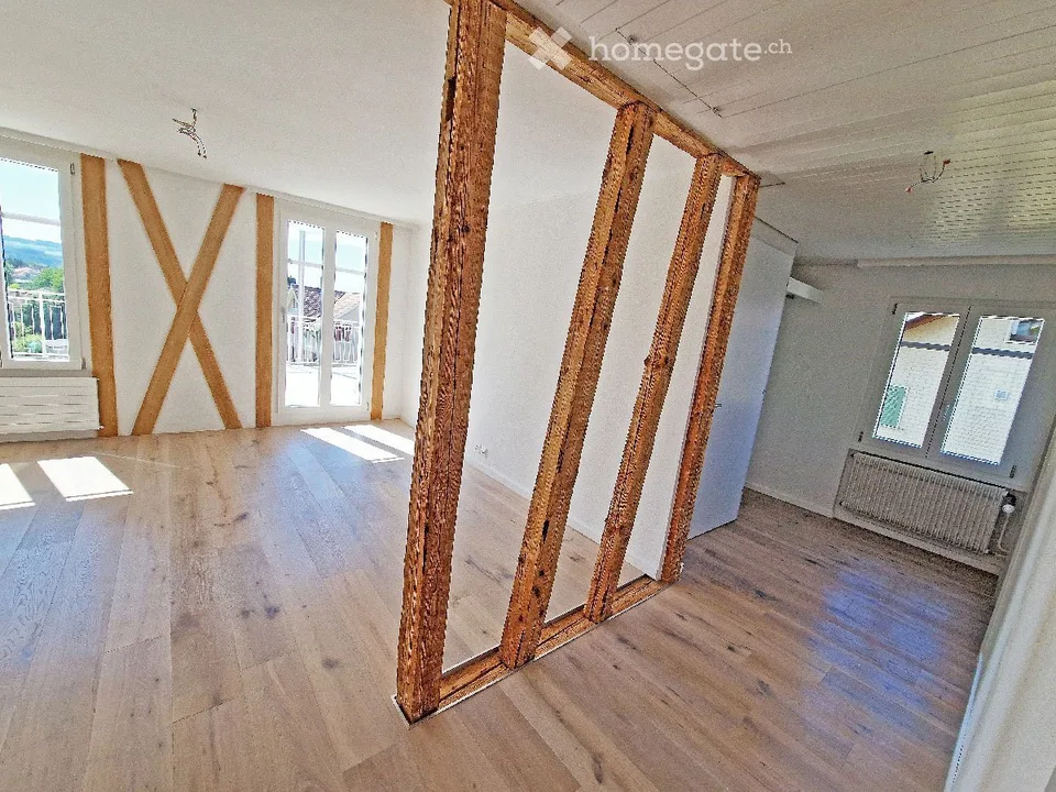 3.5-room old building apartment with large terrace | Renovated 2024 | Central location in Gossau SG