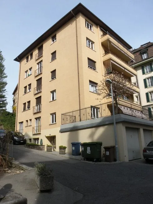 3.5 p. 68 m2, av. Riant-Mont 17 Lausanne centre très calme.