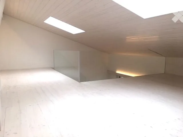 Appartement mansarde lumineux et calme de 3 pièces avec balcon, vue sur le lac inclus garage