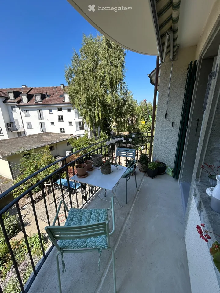 3-room apartment in Längasse with balcony and garden