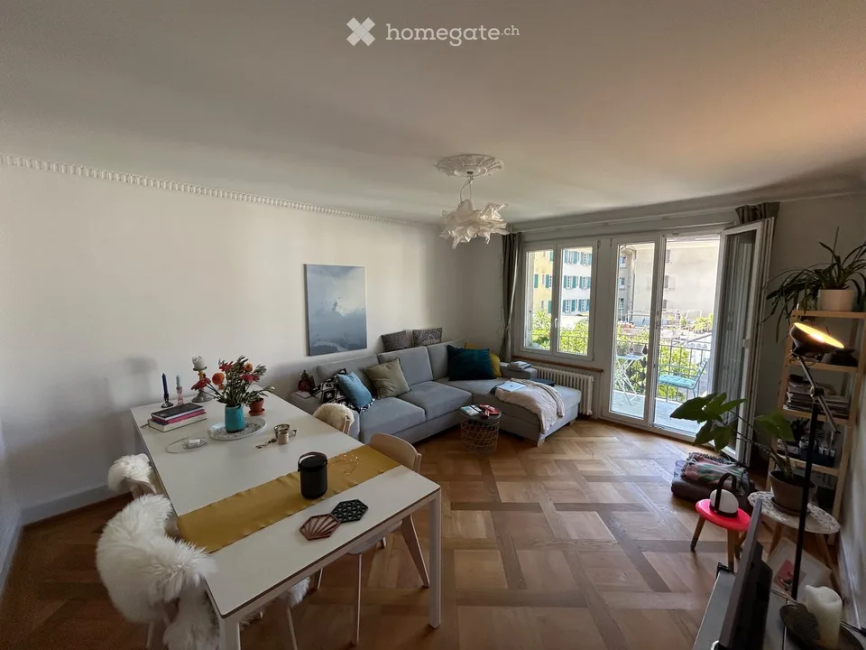 3-Zi Whg in der Längasse mit Balkon und Garten